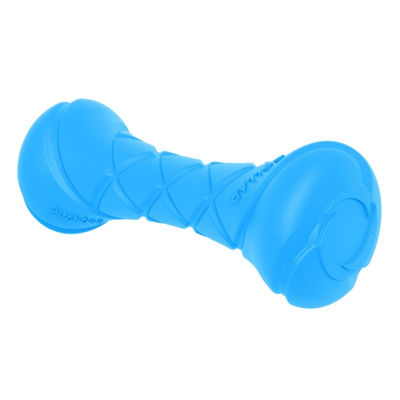 Игровая гантель для апортировки PitchDog, длина 19 см, диаметр 7 см голубой