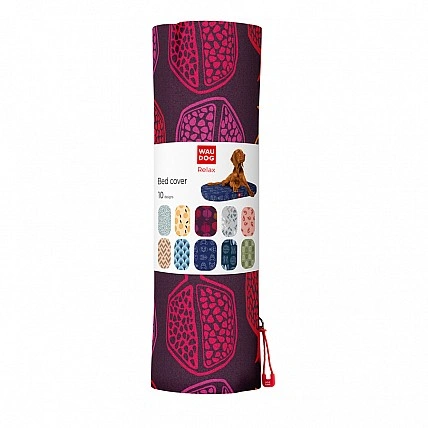 Чехол для лежанки WAUDOG Relax, рисунок  "Гранат", L, Ш 100 см, Дл 70 см