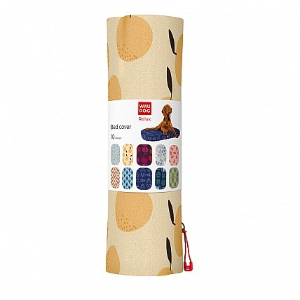 Чехол для лежанки WAUDOG Relax, рисунок "Апельсины", М, Ш 80 см, Дл 55 см