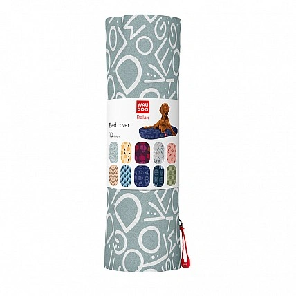 Чехол для лежанки WAUDOG Relax, рисунок "Я люблю свою собаку", L, Ш 100 см, Дл 70 см