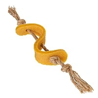 Игрушка для собак Доллар GiGwi Gum Gum, экорезина, джут, 13,5 см
