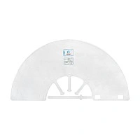 Воротник пластиковый COLLAR для собак и кошек, размер L-XL (А:47-57см, В:30см)