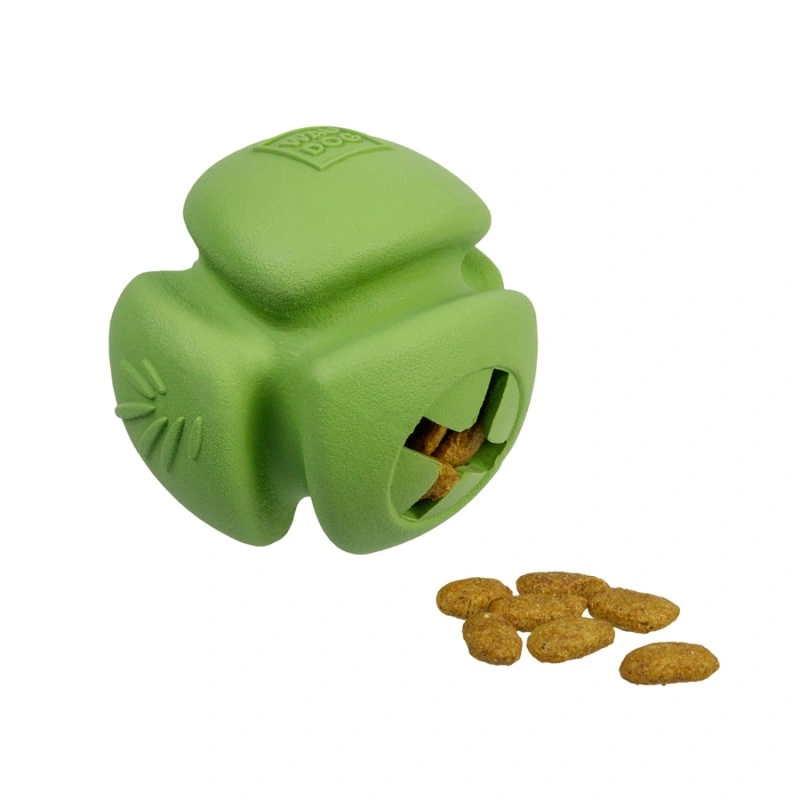 Игрушка для собак WAUDOG Fun Natural Мяч, биоразлагаемая резина, 7 см, зеленая