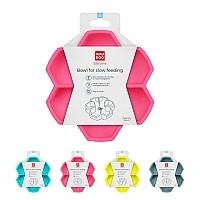 Миска для медленного кормления WAUDOG Silicone, 750 мл, розовый