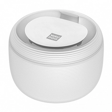 Фонтан-поилка для собак и котов автоматический WAUDOG с подсветкой, 2,5 л, белый