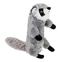 Dog Toy Raccoon Skin with Squeaky Bottle GiGwi Catch&fetch, Faux Fur, Plastic