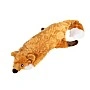GiGwi Catch&fetch Dog Toy Fox with Big Squeaker, Faux Fur