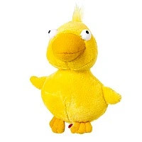 Игрушка для собак Утка с пищалкой GiGwi Plush Friendz, текстиль, МТХ, 11 см