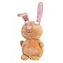 Игрушка для собак Кролик с пищалкой GiGwi Plush Friendz, плюш, 16 см