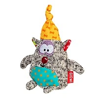 Игрушка для собак Медведь с пищалкой GiGwi Plush Friendz, текстиль, 10 см