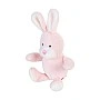 Игрушка для собак Заяц с пищалкой GiGwi Plush Friendz, плюш, 11 см