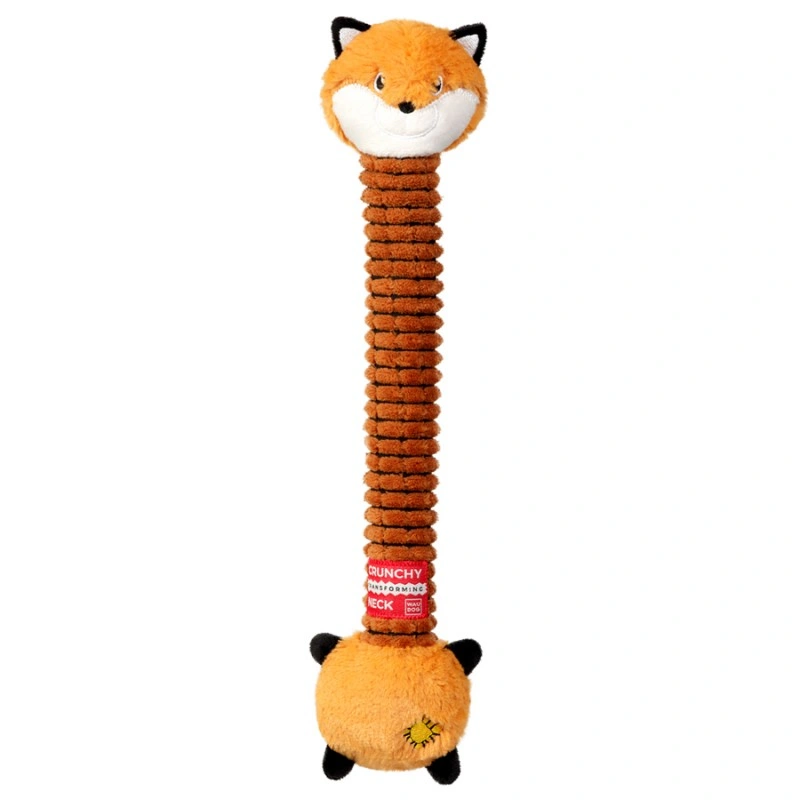 WAUDOG Fun Crunchy Dog Toy Fox, бавовна, поліестер, пластик, піна, 37 см