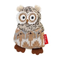 Dog toy Owl with squeaker GiGwi Plush Friendz, textile, 10 cm