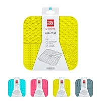 Коврик для слизывания WAUDOG Silicone, 190х190х10 мм, желтый