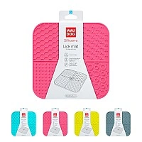 Коврик для слизывания WAUDOG Silicone, 190х190х10 мм, розовый