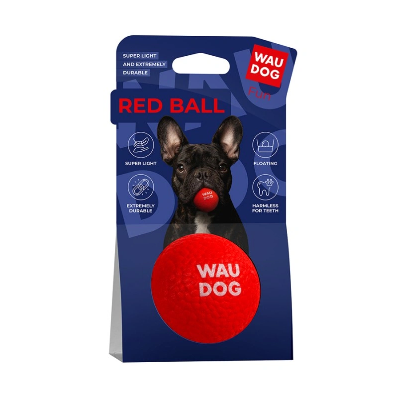 WAUDOG Fun Red Ball Dog Dog, пінопластовий поліуретан, 70 мм.