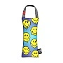 WAUDOG Fun dog toy with a squeaker, "Smileys on blue" pattern, S, W 7 cm, L 16 cm