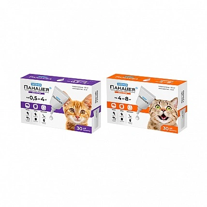 SUPERIUM Panacea, antiparasitic drops on the withers for cats, 0.5-4 kg