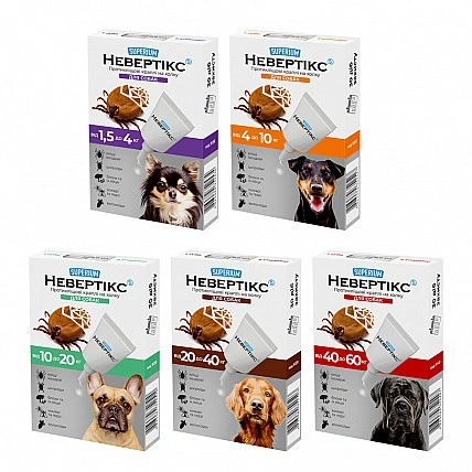 SUPERIUM Never ticks, tick repellent drops on the withers for dogs, 1.5-4 kg