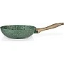 Сковорода-вок Fissman Malachite Ø28см с антипригарным покрытием EcoStone FN-AL-4315