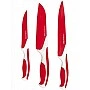 Kamille Antibacterial 3-Piece Kitchen Knife Set with Antibacterial Coating KM-5171