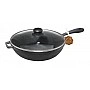 Cast iron frying pan "Our Workshop" Ø22 cm with a cast handle and glass lid ST-T2012C3
