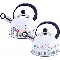 Kamille Meadow 1.8L Stainless Steel Whistling Kettle KM-1079