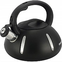 Ofenbach Happy Kettle 2L stainless steel whistling kettle, black matte NB-100303