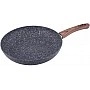 Сковорода Kamille Grey Marble Ø30см индукционная с антипригарным покрытием KM-4164