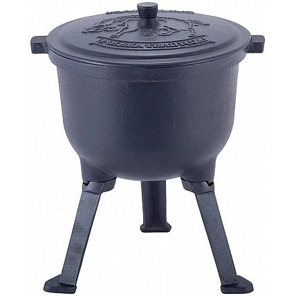 Казан чугунный Kamille Camping 10л эмалированный, на ножках KM-4802M