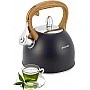 Чайник Kamille Whistling Kettle Black 2.5л из нержавеющей стали со свистком (черный) KM-1096