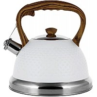 Чайник Kamille Whistling Kettle White 2.7л из нержавеющей стали со свистком KM-1098-WH