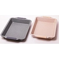 Форма для выпечки Kamille Marble 46х30х6см с силиконовыми ручками KM-6027A
