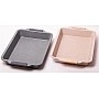 Форма для выпечки Kamille Marble 46х30х6см с силиконовыми ручками KM-6027A