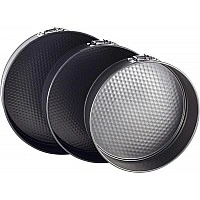 Набор разъемных форм для выпечки Ofenbach Ø24, Ø26, Ø28см с антипригарным покрытием, круглые NB-100700