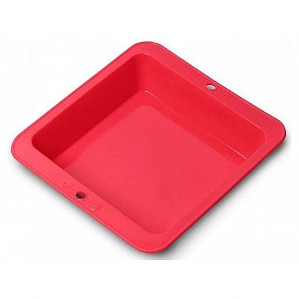 Форма Kamille силиконовая для выпечки, квадратная 26.1х24.5х6см KM-7754