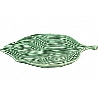Набор 2 сервировочных блюда Bordallo Pinheiro Leaf 31х20см Зеленые TR-65003474