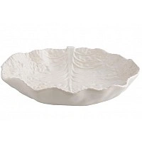 Блюдо сервировочное Bordallo Pinheiro Cabbage 35x25см Бежевое TR-65017616