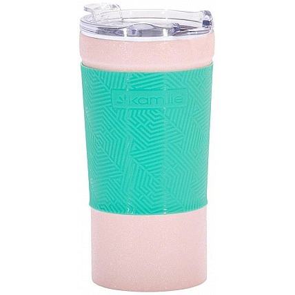 Термокружка Kamille Franjo 380мл с TPR вставкой KM-2046