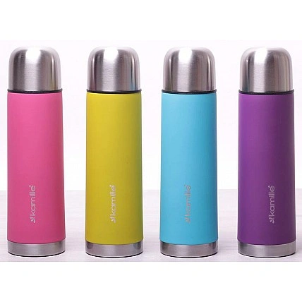 Термос Kamille Perfection&Style 500мл с прорезиненным покрытием KM-2001A