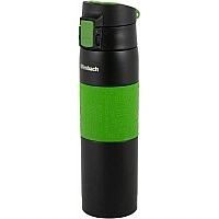 Термос-бутылка Ofenbach Elegance 480мл с силиконовой зеленой вставкой NB-101300G