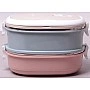 Ланч-бокс Kamille Food Box 2 емкости по 700мл, 20х14.5х13.5см KM-2125