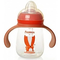 Бутылочка детская для кормления Fissman Babies "Хитрый лис" 260мл с ручками FN-6907