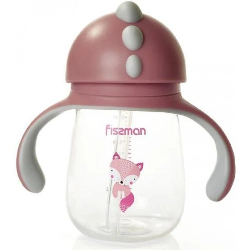 Бутылочка детская Fissman Babies "Хитрая Лисичка" 260мл с ручками FN-6903