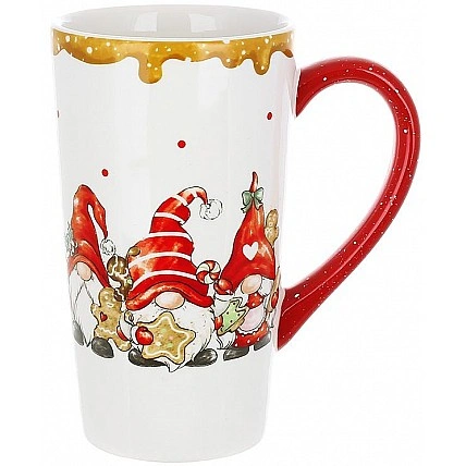 Кружка керамическая высокая "Гномы с Пряниками" 550мл BD-DM774-X