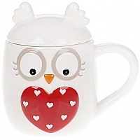 Mug "Owl with a heart" 460ml
