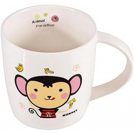 Кружка керамічна Fissman "Мавпочка" 340мл