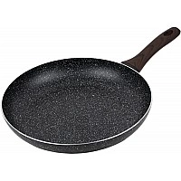 Сковорода индукционная Kamille Gregers Black Ø30см с антипригарным покрытием KM-4115MR