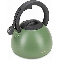 Чайник Ofenbach Green 2.7л нержавеющая сталь, со свистком, зеленый матовый NB-100323