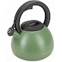 Чайник Ofenbach Green 2.7л нержавеющая сталь, со свистком, зеленый матовый NB-100323